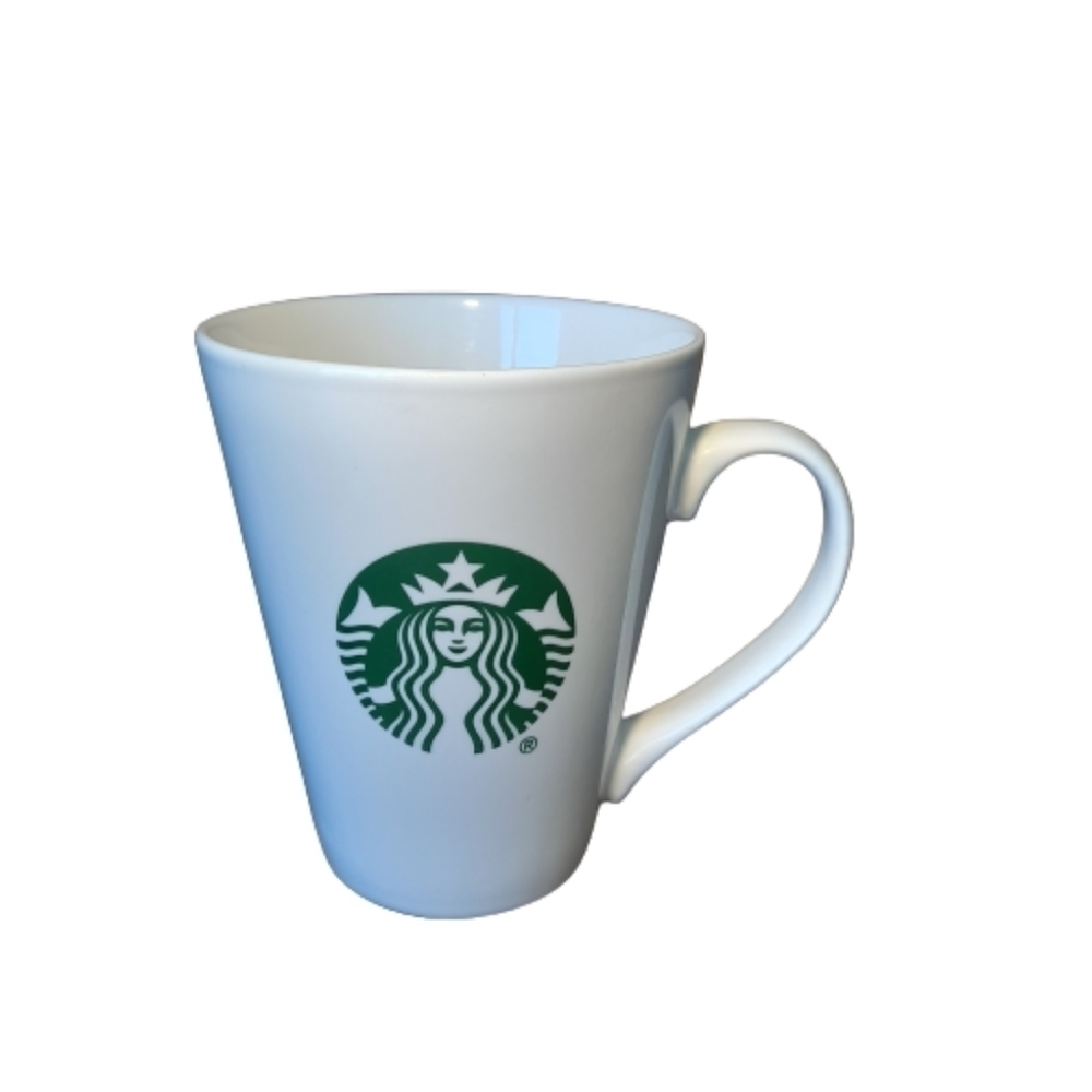 Starbucks 13 oz Mug Cup Mermaid Siren logo White ceramic 2016 Collectible - Picture 9 of 9